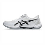 Asics Gel-rocket 12 男女 排球鞋 羽球鞋 穩定 包覆 回彈 白 黑 [1073A080-101], , large