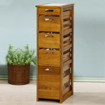 《C&B》日式鄉村風隙縫收納五抽蔬果櫃/台灣生產, , large