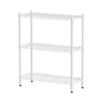 【Y HOUSE】76x30x90cm Lightweight Three-layer Iron Rack Iron Rack Shelf-Painted White, , large