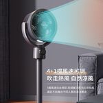 【APEX】9吋DC聚風空氣循環扇 金屬灰_USB直插款, , large