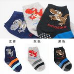 [凱美棉業] 10雙組 隨機出色 MIT台灣製 純棉止滑童襪-暴龍來襲 小童 14-17cm 4-7歲, , large