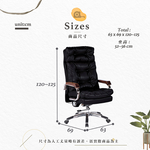 【Hampton 漢汀堡】泰德大型黑皮辦公椅, , large