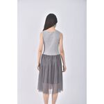 (S) woog質感無袖綠色洋裝二手衣, , large