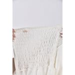 (S) 禮服露肩白色洋裝二手衣, , large