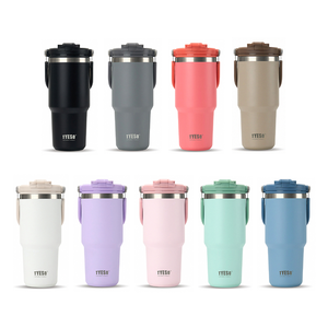 【H&R安室家】TYESO泰碩 304不鏽鋼雙飲保溫杯750ml(H45)