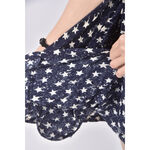 (S) net無袖點點藍色洋裝二手衣, , large