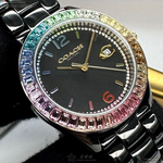 [星晴錶業]COACH手錶,38mm,CH00165黑色錶面黑錶殼深黑色陶瓷錶帶款, , large