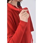 (S) fashion show質感羊毛紅色洋裝二手衣, , large