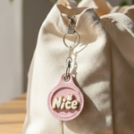 浮雕泡泡磁扣卡套【Nice-粉色卡套】 小熊卡套 pu皮革 磁扣卡套 磁扣 感應扣 鑰匙套 感應卡套 磁卡 卡套, , large