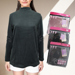 女羊毛蠶絲保暖衣-立領-6863-XXL-3件, , large