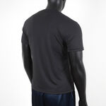 Asics 男女 短袖 T恤 運動 透氣 吸濕 快乾 抗UV 台灣製 延續 黑金 [K31415-90A], , large
