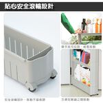 GS MALL 台灣製造 四層隙縫滾輪收納架 隙縫收納架 隙縫置物架 四層隙縫架 隙縫架 滾輪架 收納架 層架, , large