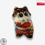 【SOLO Vintage】Cerraf Polish Pottery 60ml Cow Milk Jug Where Flowers Bloom Deeply Series Made in Poland, , large