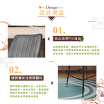 【Hampton 漢汀堡】葛瑞斯皮面吧台椅(椅腳65公分)-石頭灰, , large