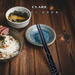 CLARE 可蕾爾 晶鑽耐熱波浪筷筷子24cm五雙入玻璃纖維筷-Leidea樂德兒, , large