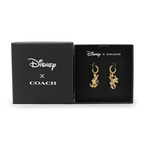 COACH Disney X Coach 節日米奇及米妮造型不對稱耳環/金色, , large