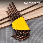 【deli tools】Star Wrench L-Shaped Wrench 9-Piece Set Upgraded Semi-Pro Series, , large