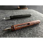 GeckoDesign 和諧之筆(紫光檀) x 默契墨水瓶(圓) 手工製文具組, , large
