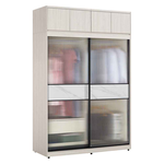 【Hampton 漢汀堡】安莉5尺被櫥式鋁框拉門衣櫥, , large