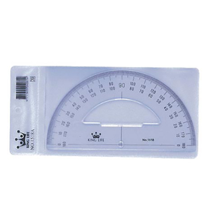 【 徠福 】半圓分度器 15cm 180度 / 片 NO.1518A