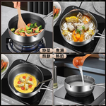 【CITY STAR】316 Stainless Steel Non-stick Honeycomb Yukihira Pan(22cm), , large