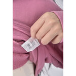 (F) soir質感棉質純棉粉色長袖上衣二手衣, , large