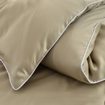 【Betrise】Milk Tea Cafe-Top 300 woven yarn Lyocell fiber graphene technology antibacterial feather velvet warm winter quilt (double 6x7 feet), , large