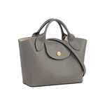 LONGCHAMP Epure XS 釦式牛皮迷你二用包(斑鳩色), , large