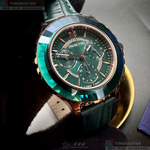 [星晴錶業]SWAROVSKI手錶,40mm,SW00030墨綠色錶面玫瑰金錶殼綠真皮皮革錶帶款, , large