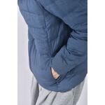 (M) uniqlo羽絨連帽藍色外套二手衣, , large