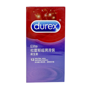 【杜蕾斯 Durex】超潤滑裝衛生套12入/盒 保險套