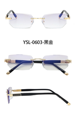 MR.TECH 米特克 抗UV400濾藍光時尚男女中性老花眼鏡大框手機眼鏡(經典中性超輕無框 YSL-0603) 300度, , large