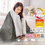 【格藍傢飾】厚磅法蘭蓄熱毛毯 厚毯 發熱 保暖 熱循環 隔熱 重力毯 冬天 聖誕 交換禮物 防寒, , large
