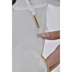 (S) adidas質感連帽白色外套二手衣, , large