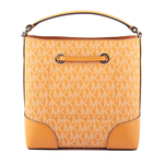 Michael Kors Mercer 塗層帆布束繩設計小款水桶包/蜂蜜黃, , large
