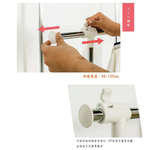  【Y HOUSE】Macaron pink double-rod hanger, open hanger, clothes rail - pink, , large