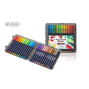 雄獅  可水洗軟頭水彩筆 BP3636色