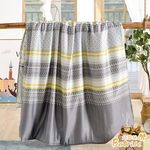 【Betrise】Geometry | 100% pure Tencel cotton quilt/four seasons quilt 5X6.5 feet - exclusive enlarged size, , large