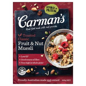 澳洲Carmans經典水果早餐穀片-500g