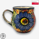 【SOLO Vintage】Cerraf Polish Pottery 350ml Mug Where Flowers Bloom Deeply Series Made in Poland, , large