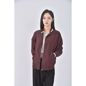 (M) uniqlo質感棉質紅色外套二手衣