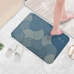 【Monster】 Soft Diatomaceous Earth Absorbent Mat – Window Blossom Series (60x40cm) – Charm Blue, , large