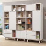 【唯熙傢俱】紀薇橡木雙色2.6尺書櫃, , large