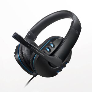 E-BOOKS S93 Blue Wing Headset Microphone with 2-turn 1 audio cable Stereo sound effect Clear sound reception Comfortable to wear for a long time