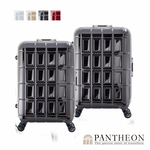 【PANTHEON PLAZA】展示品限量出清 PANTHEON 26吋 輕量網美鋁框行李箱 PTD-1626 經典黑, , large