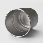 Lightweight stackable 304 stainless steel camping step cup, army green, 1 piece (outdoor step cup, camping stackable cup, lightweight drinking cup, camping portable cup), , large