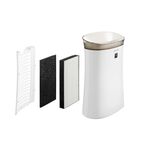 SHARP 9 Ping Automatic Sterilizing Ion Air Purifier Vanilla White FU-H40T-W, , large