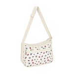 Lesportsac Deluxe Everyday Bag 經典奢華斜背包 側背包 通勤旅行包 女包 男包(奶油莓果), , large