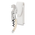 Pulltex Cordoba Bone Handle Hand Made Corkscrew with Leather Case Set, , large