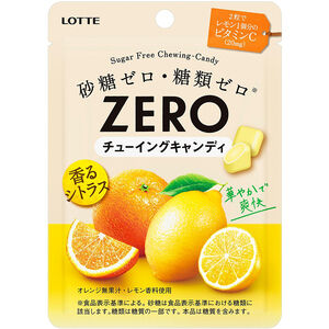 LOTTE ZERO脆皮軟糖檸檬柑橘風味